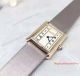 2017 Knockoff Cartier Tank Solo Gold White Dial Leather Band Women Watch (13)_th.jpg